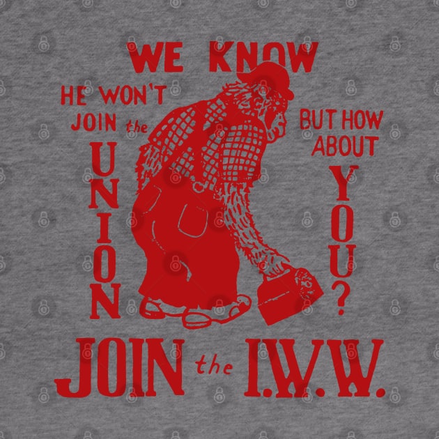 Join The IWW - Industrial Workers of the World, Anti-Scab, Labor History, Union, Socialist by SpaceDogLaika